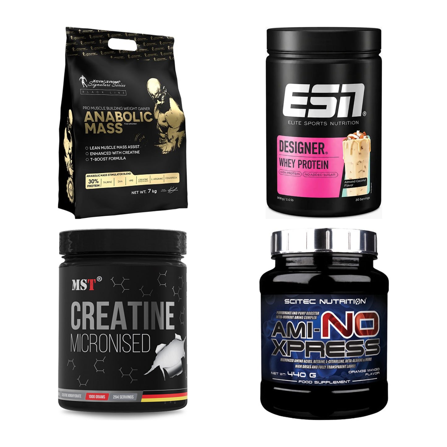 Masseaufbau für Fortgeschrittene: Kevin Levrone Anabolic + 3 weitere – alle enthaltenen Artikel