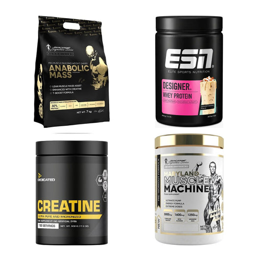 Masseaufbau für Fortgeschrittene: Kevin Levrone Anabolic + 3 weitere – alle enthaltenen Artikel