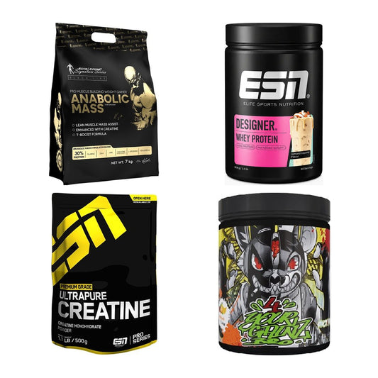 Masseaufbau für Fortgeschrittene: Kevin Levrone Anabolic + 3 weitere – alle enthaltenen Artikel
