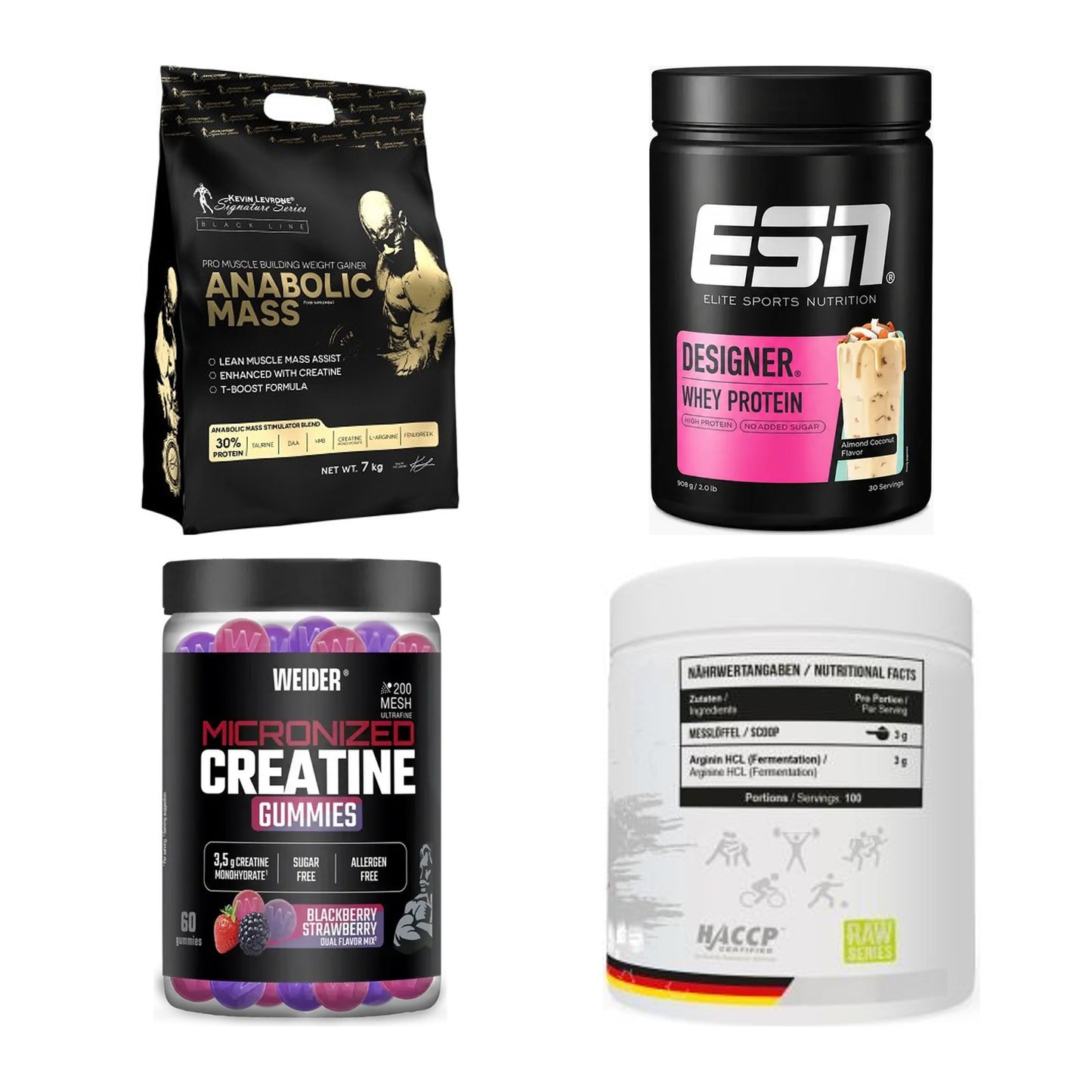 Masseaufbau für Fortgeschrittene: Kevin Levrone Anabolic + 3 weitere – alle enthaltenen Artikel