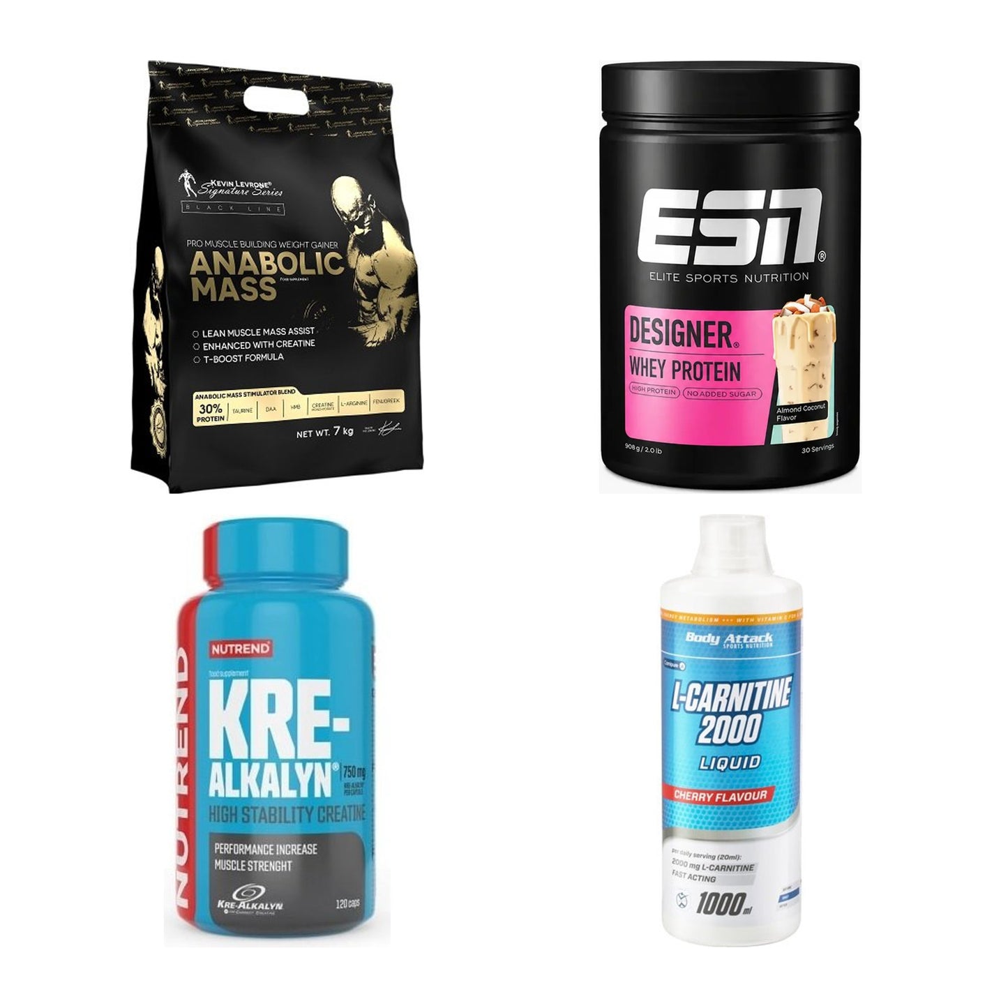 Masseaufbau für Fortgeschrittene: Kevin Levrone Anabolic + 3 weitere – alle enthaltenen Artikel