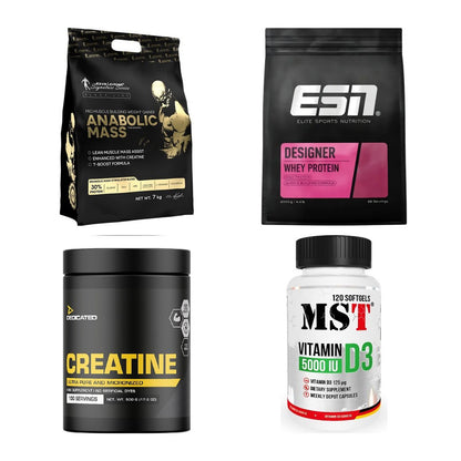 Masseaufbau für Fortgeschrittene: Kevin Levrone Anabolic + 3 weitere – alle enthaltenen Artikel