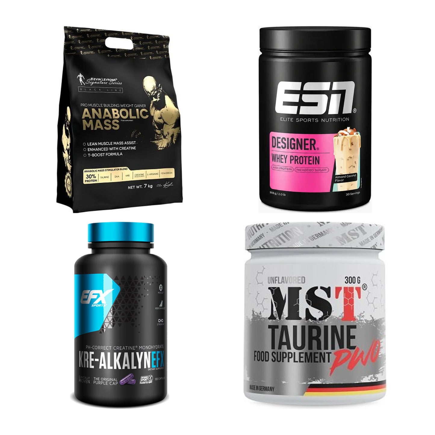Masseaufbau für Fortgeschrittene: Kevin Levrone Anabolic + 3 weitere – alle enthaltenen Artikel