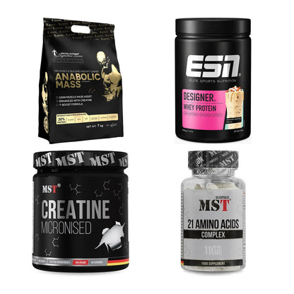 Masseaufbau für Fortgeschrittene: Kevin Levrone Anabolic + 3 weitere – alle enthaltenen Artikel