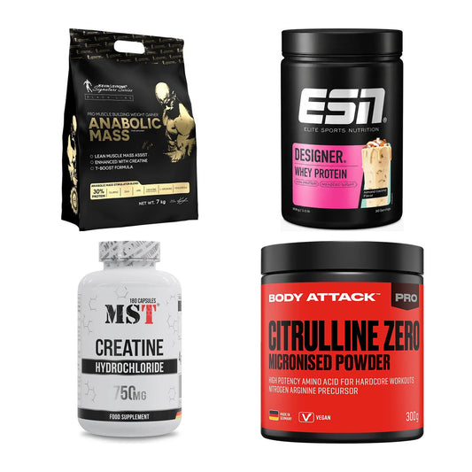 Masseaufbau für Fortgeschrittene: Kevin Levrone Anabolic + 3 weitere – alle enthaltenen Artikel