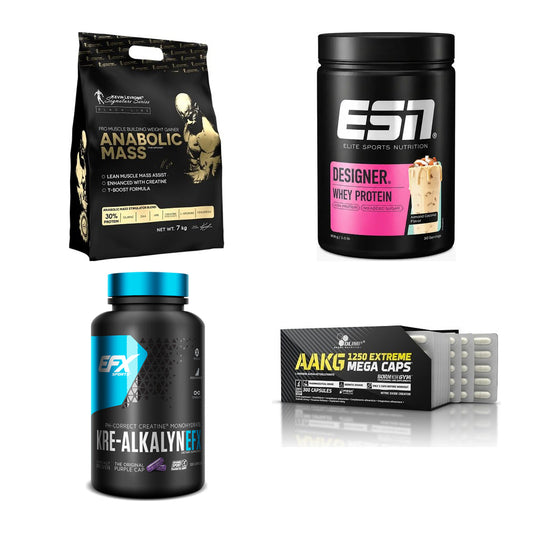 Masseaufbau für Fortgeschrittene: Kevin Levrone Anabolic + 3 weitere – alle enthaltenen Artikel
