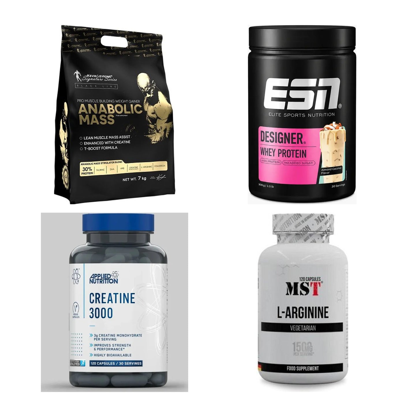 Masseaufbau für Fortgeschrittene: Kevin Levrone Anabolic + 3 weitere – alle enthaltenen Artikel