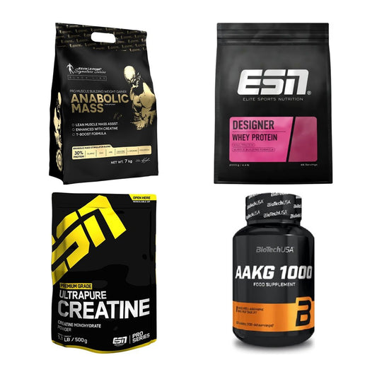 Masseaufbau für Fortgeschrittene: Kevin Levrone Anabolic + 3 weitere – alle enthaltenen Artikel