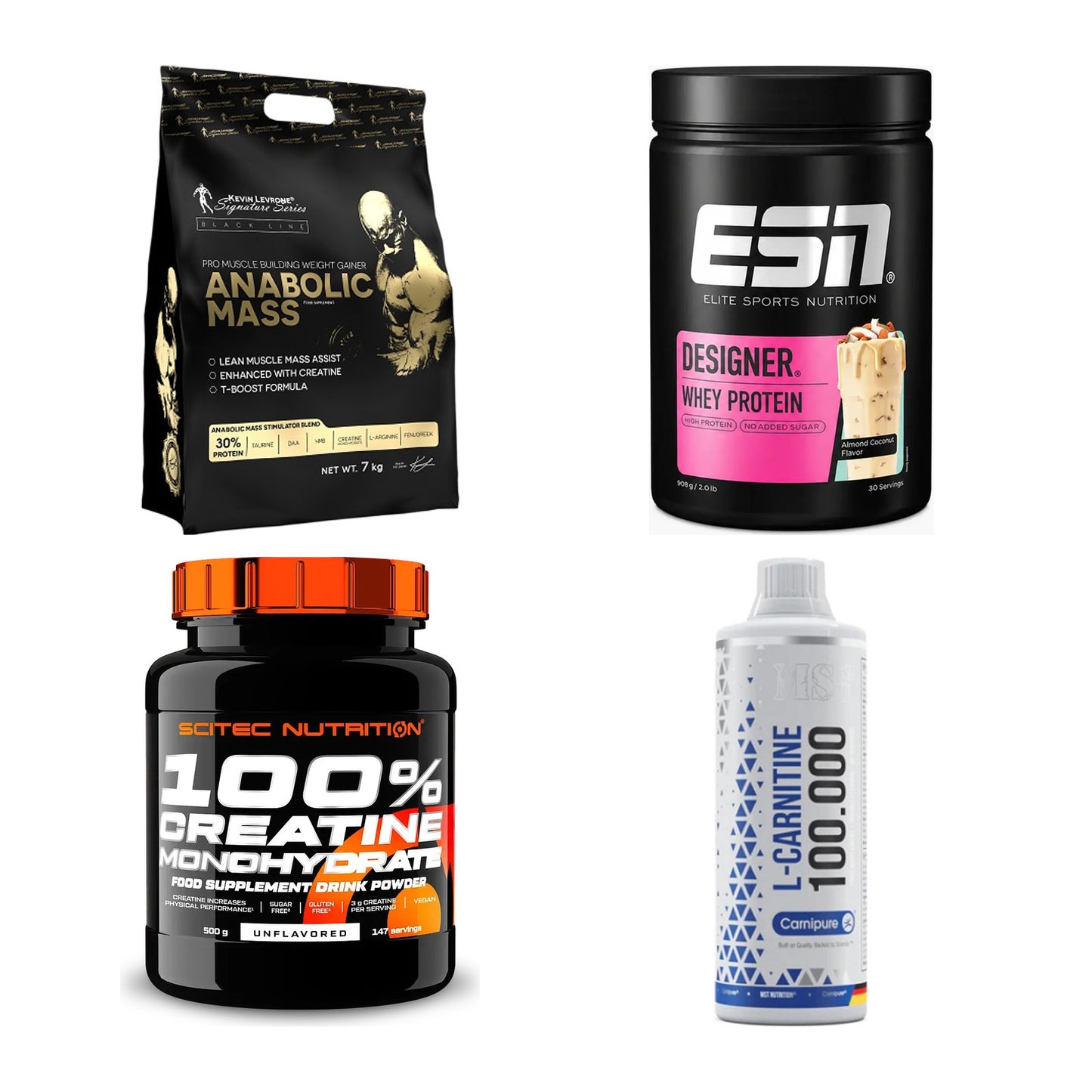 Masseaufbau für Fortgeschrittene: Kevin Levrone Anabolic + 3 weitere – alle enthaltenen Artikel