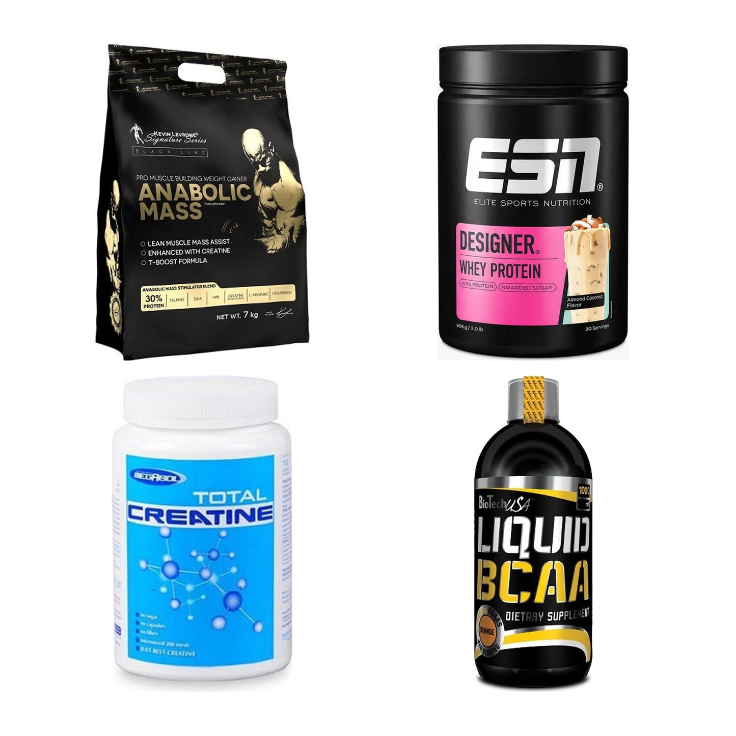 Masseaufbau für Fortgeschrittene: Kevin Levrone Anabolic + 3 weitere – alle enthaltenen Artikel