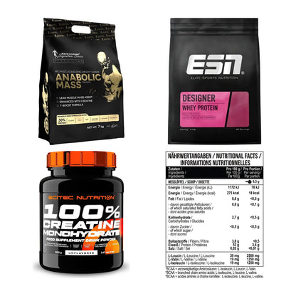 Masseaufbau für Fortgeschrittene: Kevin Levrone Anabolic + 3 weitere – alle enthaltenen Artikel