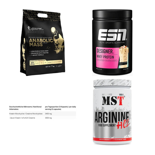 Masseaufbau für Fortgeschrittene: Kevin Levrone Anabolic + 3 weitere – alle enthaltenen Artikel