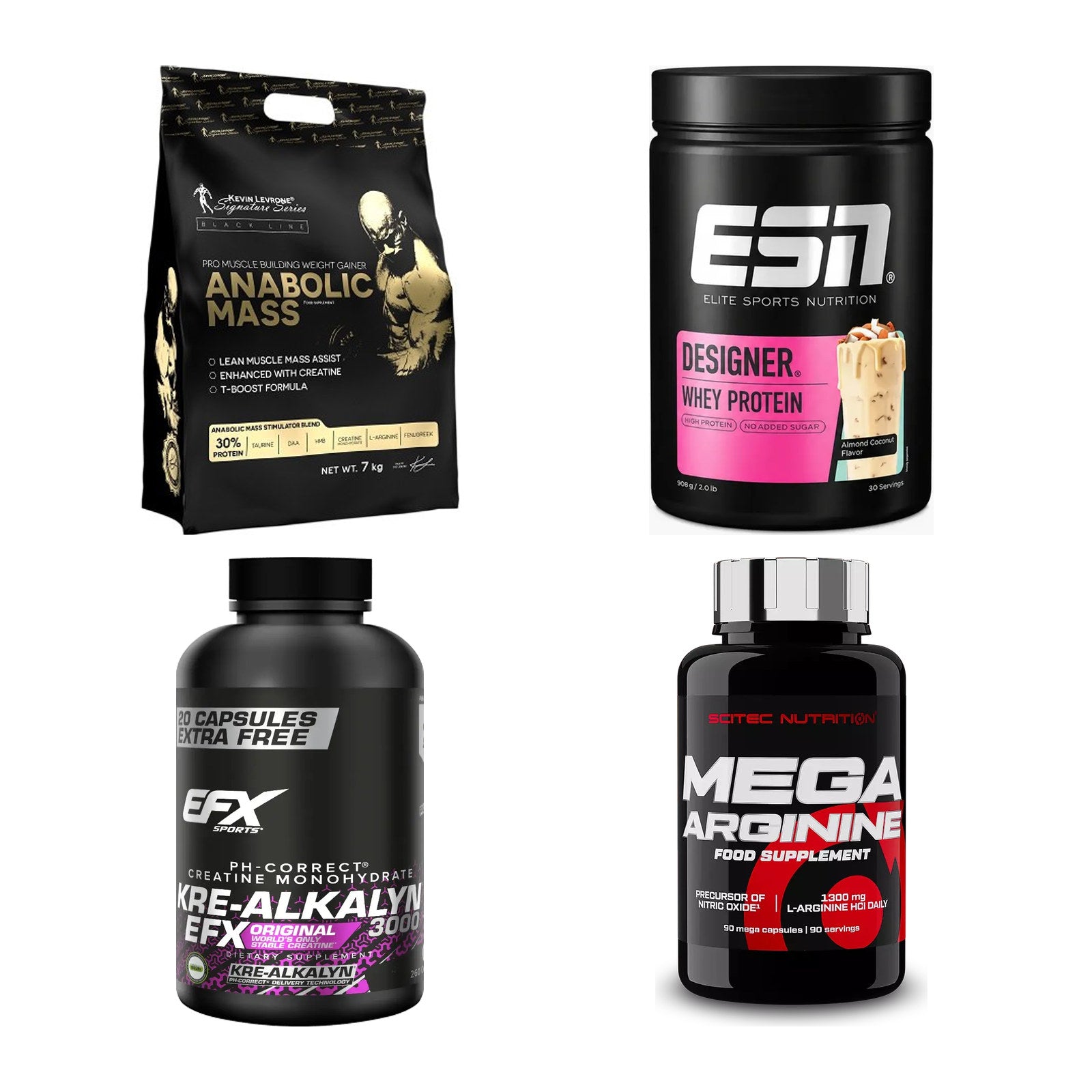 Masseaufbau für Fortgeschrittene: Kevin Levrone Anabolic + 3 weitere – alle enthaltenen Artikel