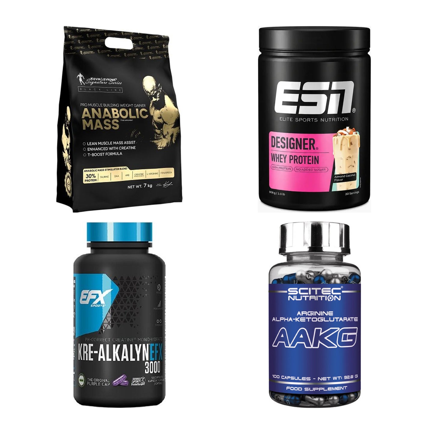 Masseaufbau für Fortgeschrittene: Kevin Levrone Anabolic + 3 weitere – alle enthaltenen Artikel