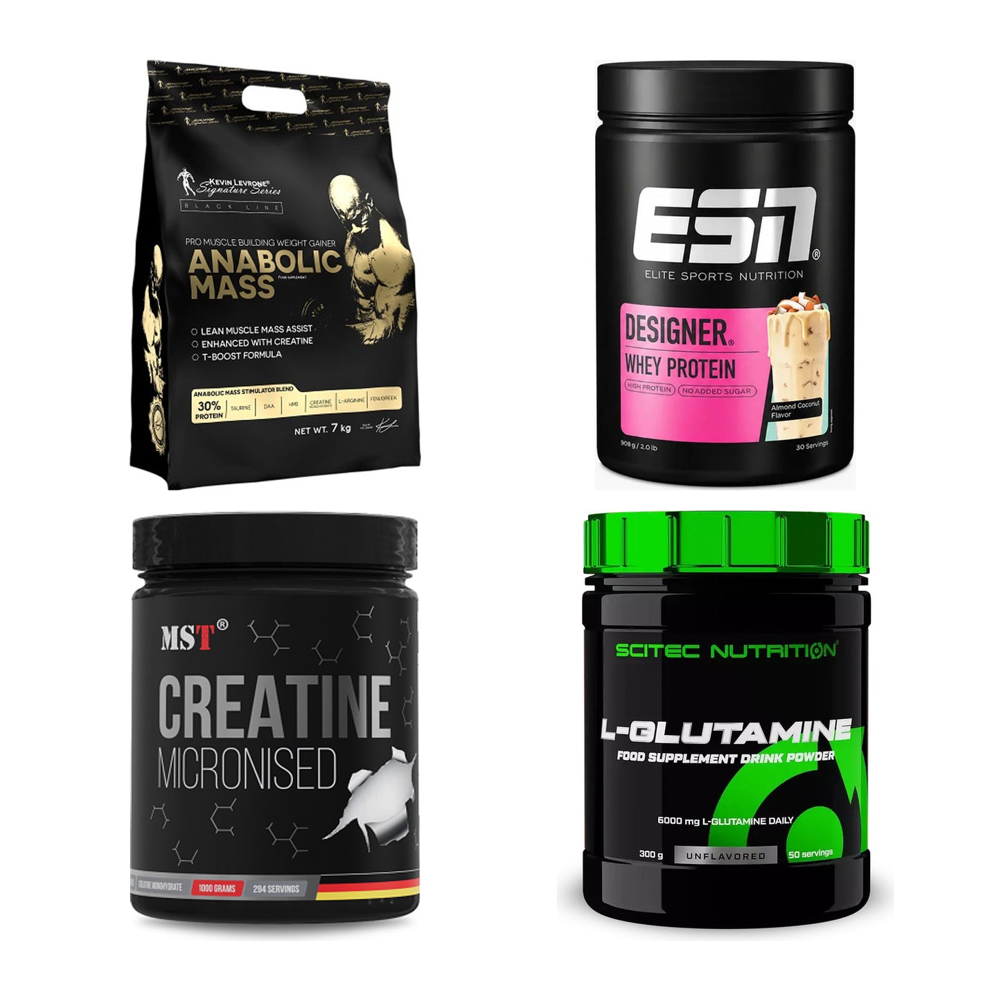 Masseaufbau für Fortgeschrittene: Kevin Levrone Anabolic + 3 weitere – alle enthaltenen Artikel
