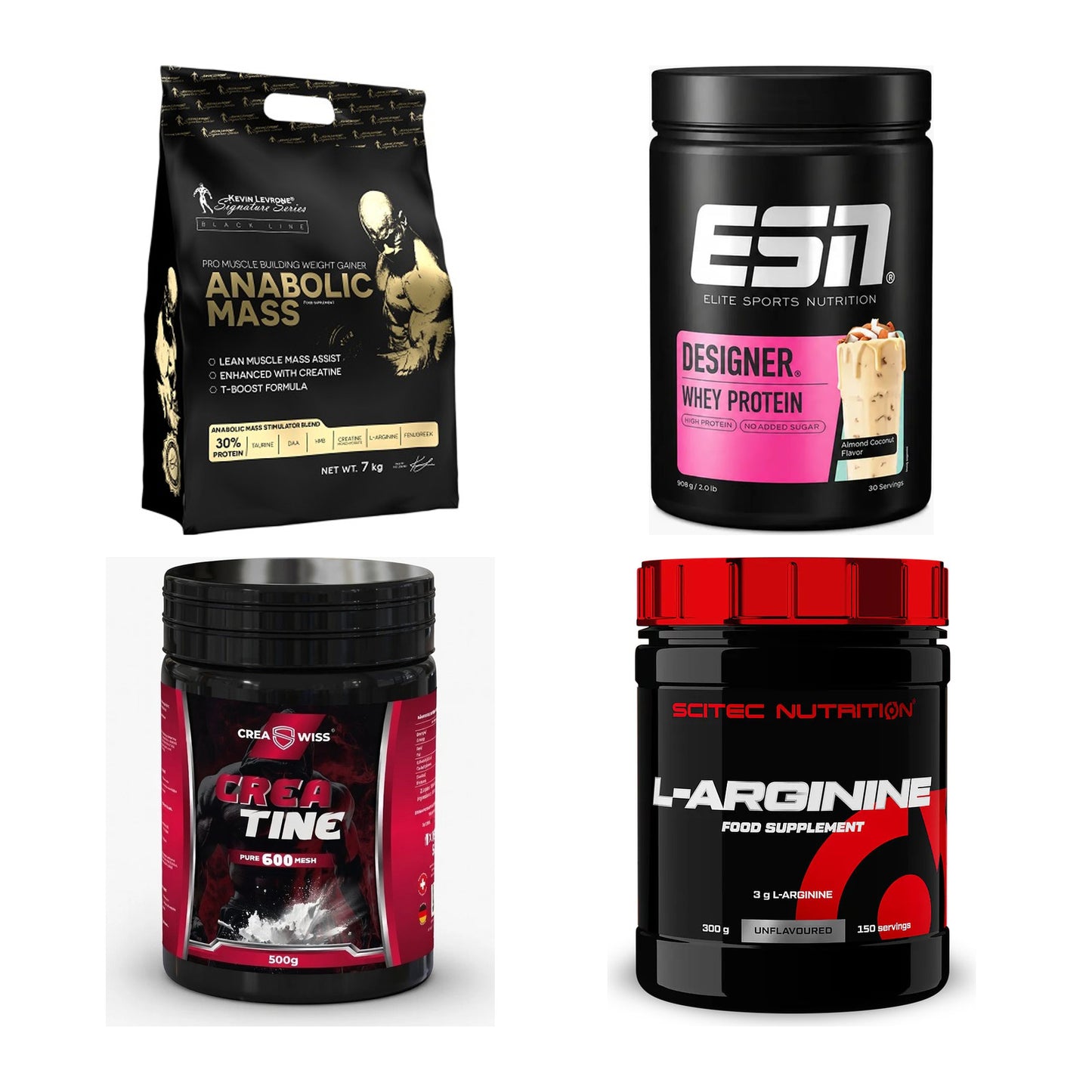 Masseaufbau für Fortgeschrittene: Kevin Levrone Anabolic + 3 weitere – alle enthaltenen Artikel