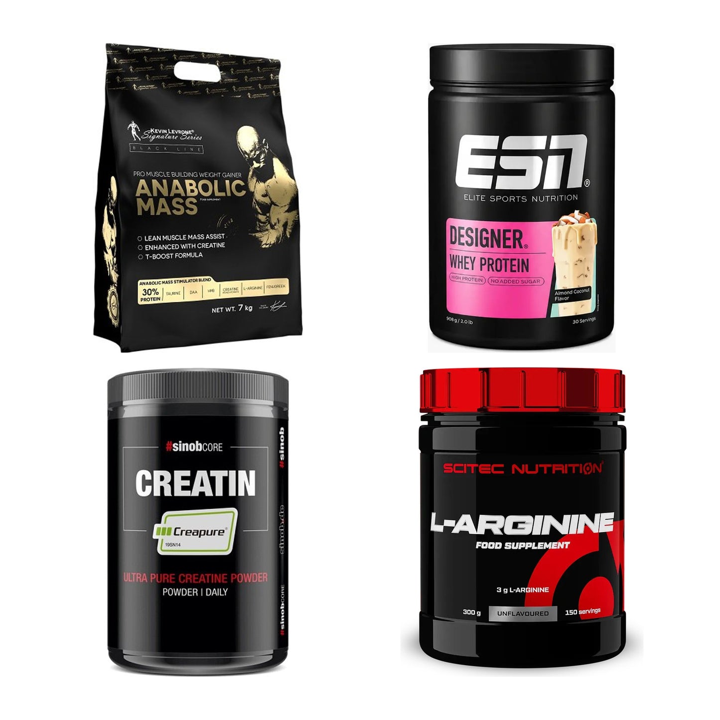 Masseaufbau für Fortgeschrittene: Kevin Levrone Anabolic + 3 weitere – alle enthaltenen Artikel