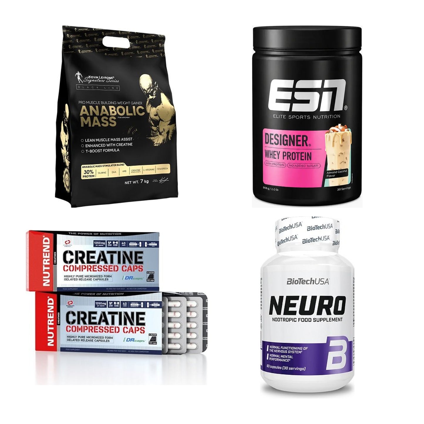 Masseaufbau für Fortgeschrittene: Kevin Levrone Anabolic + 3 weitere – alle enthaltenen Artikel