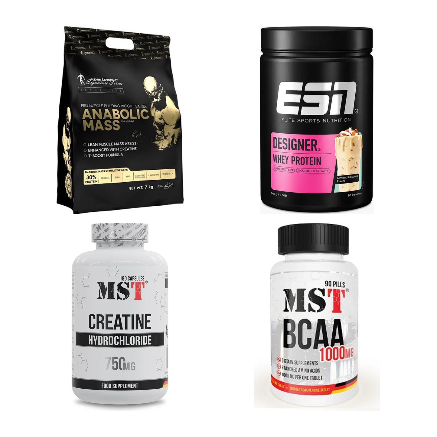 Masseaufbau für Fortgeschrittene: Kevin Levrone Anabolic + 3 weitere – alle enthaltenen Artikel