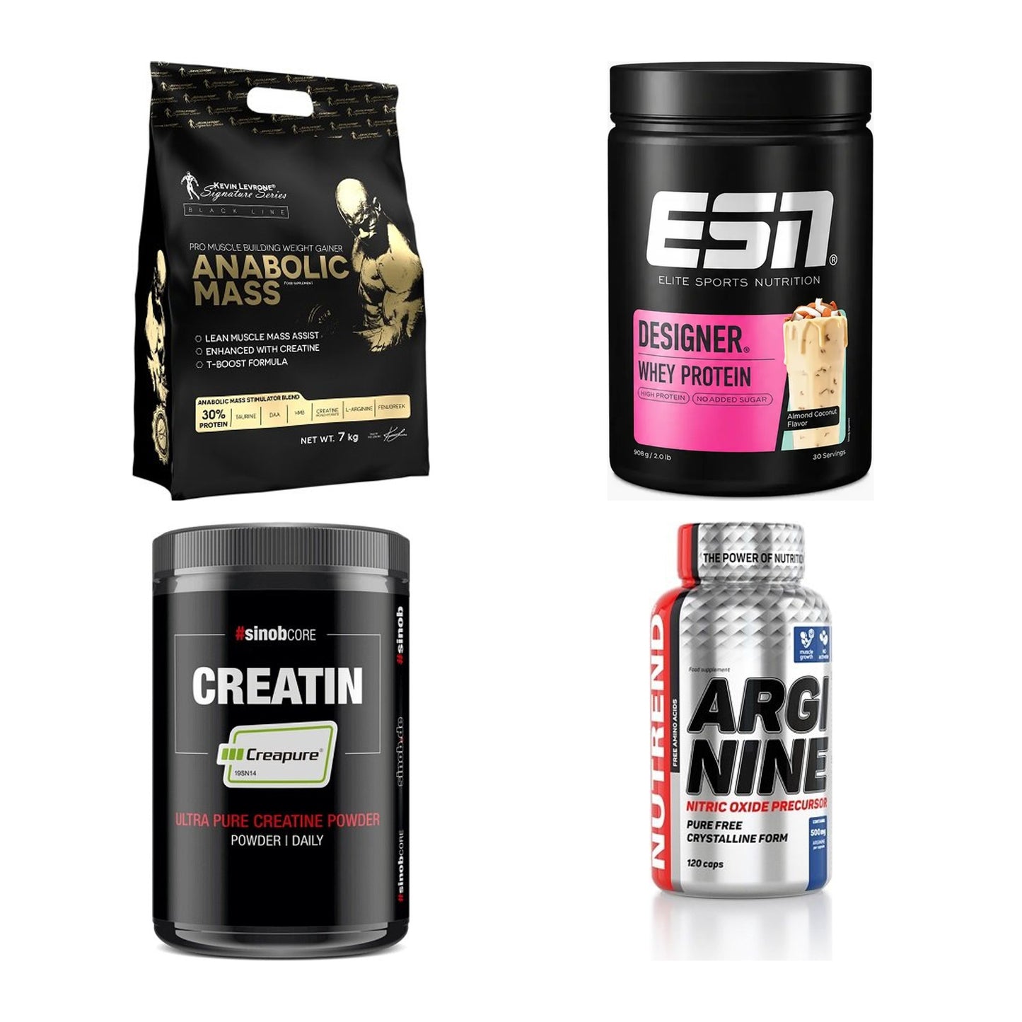 Masseaufbau für Fortgeschrittene: Kevin Levrone Anabolic + 3 weitere – alle enthaltenen Artikel