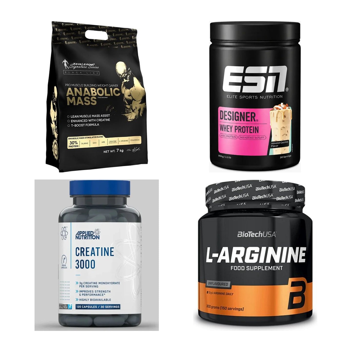 Masseaufbau für Fortgeschrittene: Kevin Levrone Anabolic + 3 weitere – alle enthaltenen Artikel