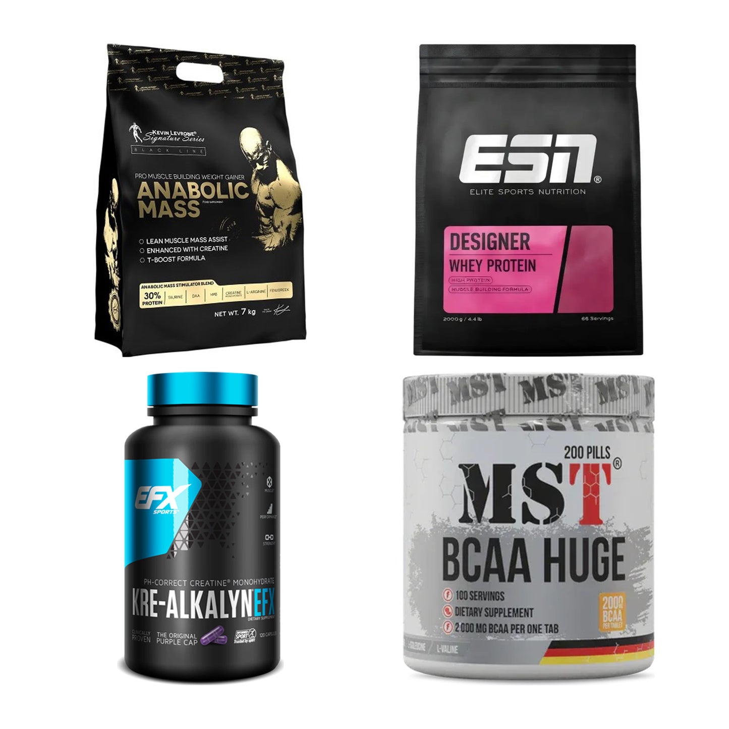 Masseaufbau für Fortgeschrittene: Kevin Levrone Anabolic + 3 weitere – alle enthaltenen Artikel