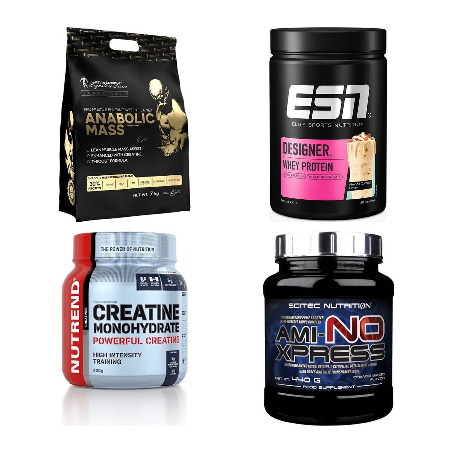 Masseaufbau für Fortgeschrittene: Kevin Levrone Anabolic + 3 weitere – alle enthaltenen Artikel