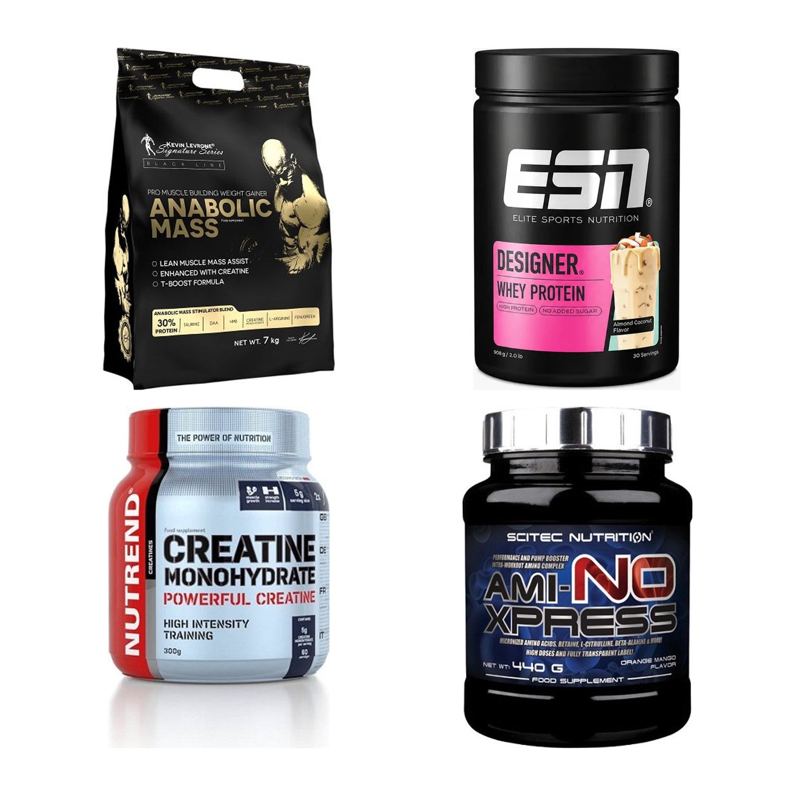 Masseaufbau für Fortgeschrittene: Kevin Levrone Anabolic + 3 weitere – alle enthaltenen Artikel
