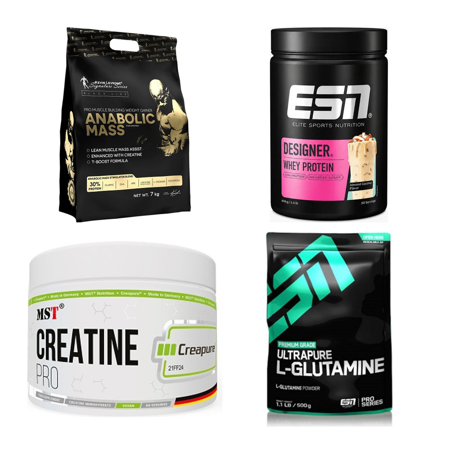 Masseaufbau für Fortgeschrittene: Kevin Levrone Anabolic + 3 weitere – alle enthaltenen Artikel