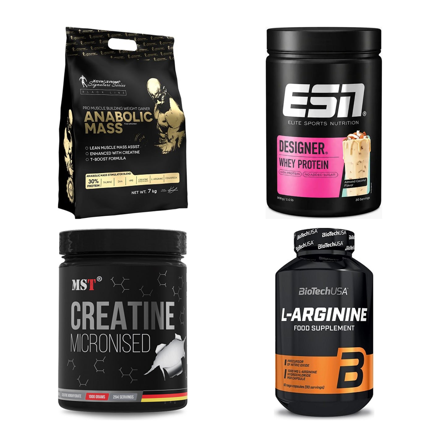 Masseaufbau für Fortgeschrittene: Kevin Levrone Anabolic + 3 weitere – alle enthaltenen Artikel