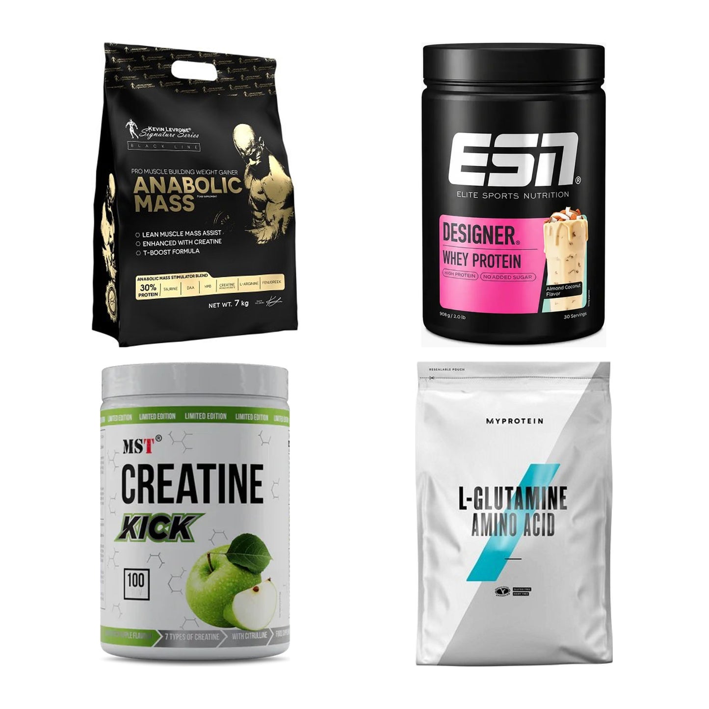 Masseaufbau für Fortgeschrittene: Kevin Levrone Anabolic + 3 weitere – alle enthaltenen Artikel