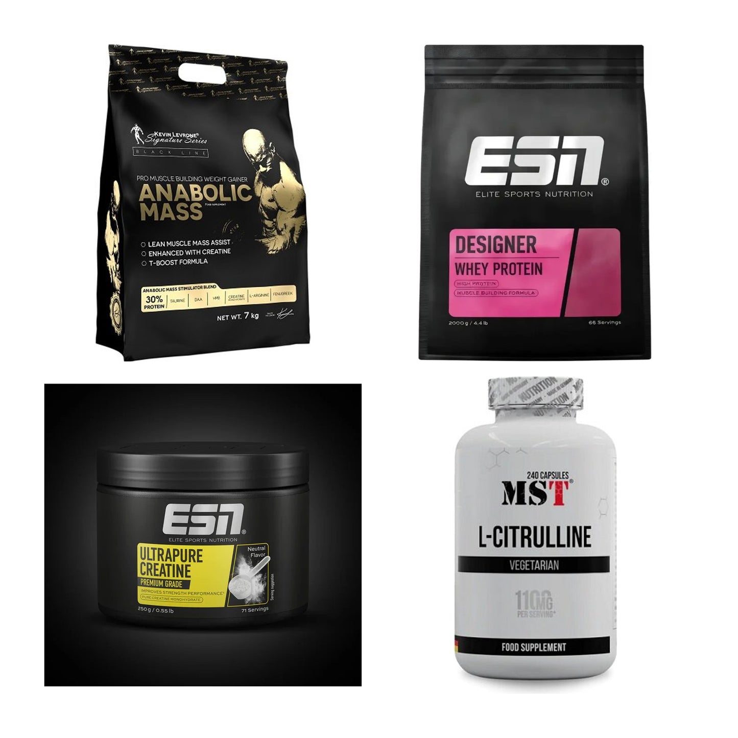 Masseaufbau für Fortgeschrittene: Kevin Levrone Anabolic + 3 weitere – alle enthaltenen Artikel