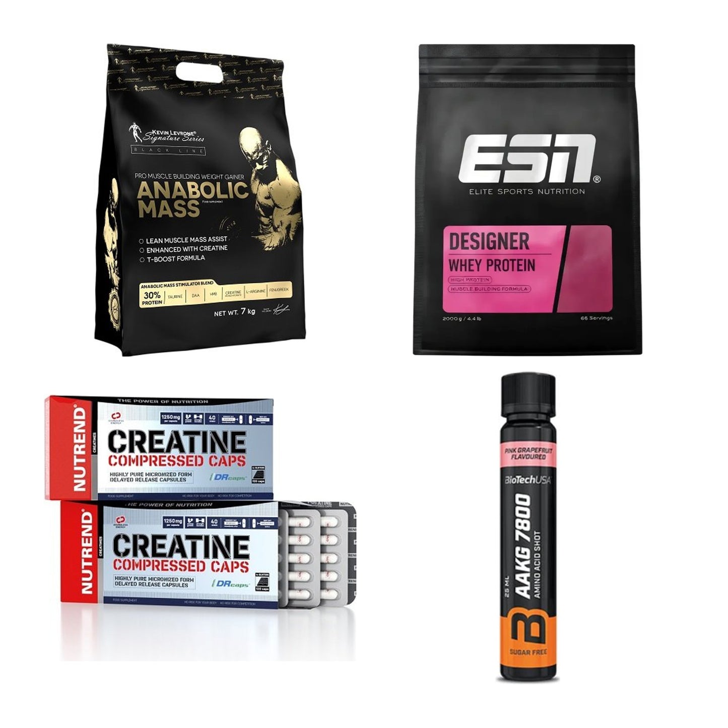 Masseaufbau für Fortgeschrittene: Kevin Levrone Anabolic + 3 weitere – alle enthaltenen Artikel