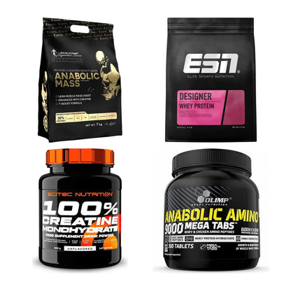 Masseaufbau für Fortgeschrittene: Kevin Levrone Anabolic + 3 weitere – alle enthaltenen Artikel