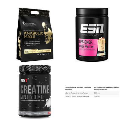 Masseaufbau für Fortgeschrittene: Kevin Levrone Anabolic + 3 weitere – alle enthaltenen Artikel
