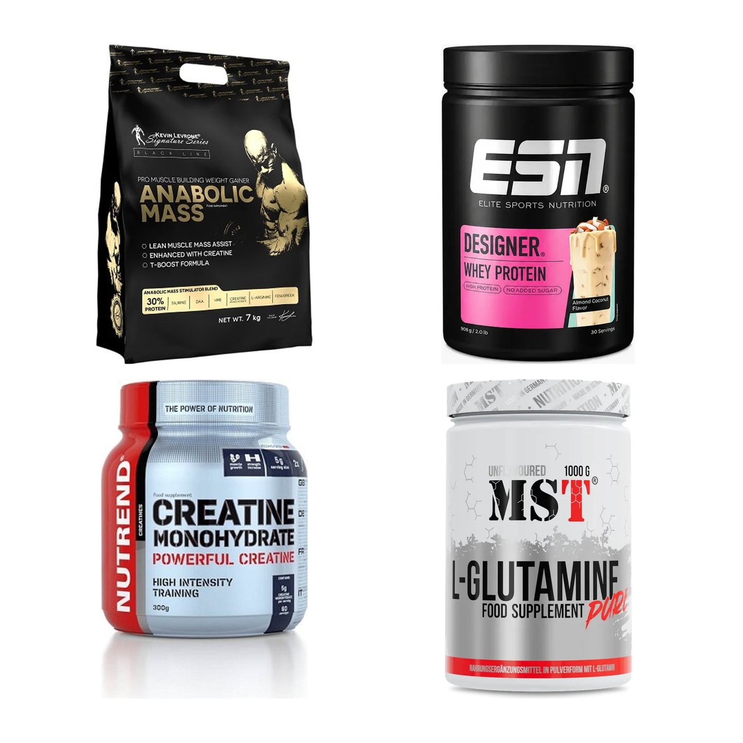 Masseaufbau für Fortgeschrittene: Kevin Levrone Anabolic + 3 weitere – alle enthaltenen Artikel