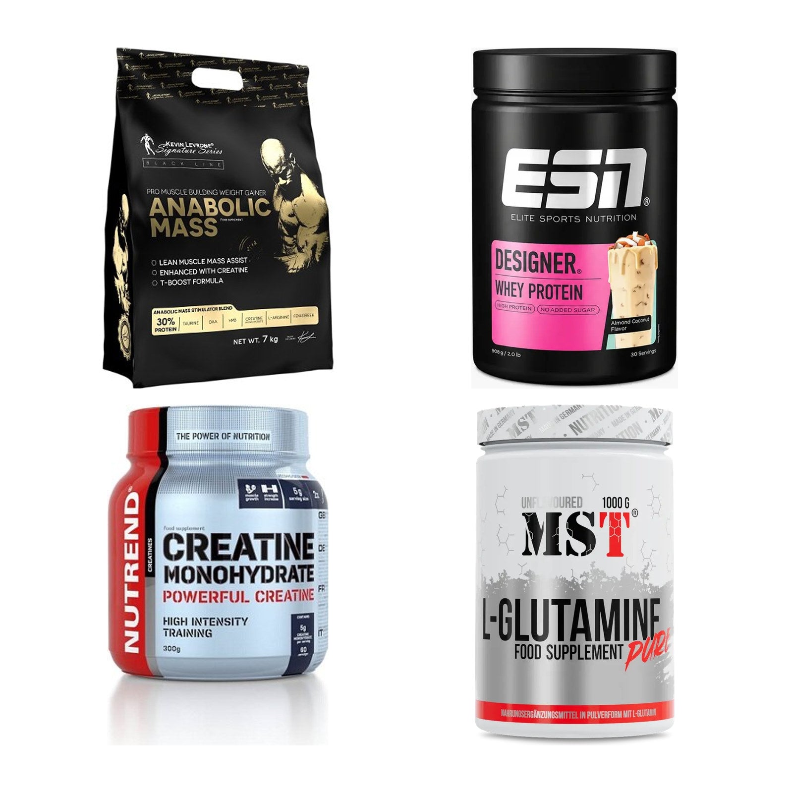 Masseaufbau für Fortgeschrittene: Kevin Levrone Anabolic + 3 weitere – alle enthaltenen Artikel