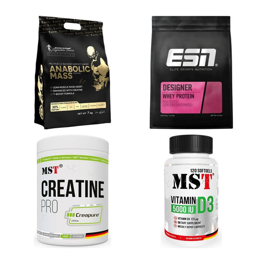 Masseaufbau für Fortgeschrittene: Kevin Levrone Anabolic + 3 weitere – alle enthaltenen Artikel