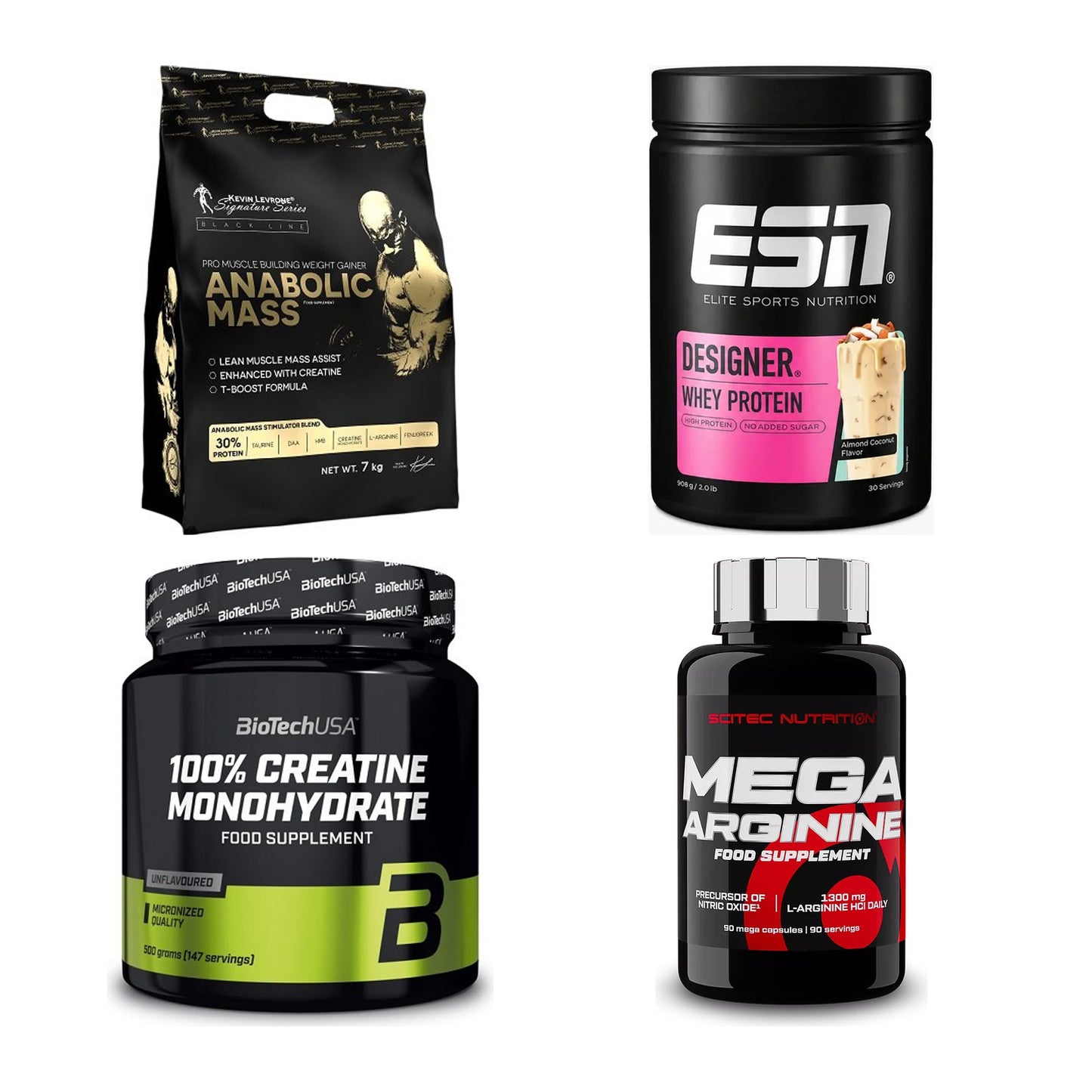 Masseaufbau für Fortgeschrittene: Kevin Levrone Anabolic + 3 weitere – alle enthaltenen Artikel