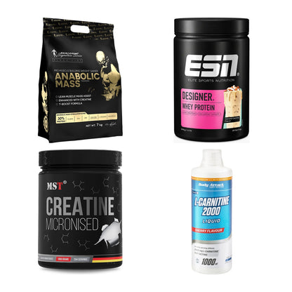 Masseaufbau für Fortgeschrittene: Kevin Levrone Anabolic + 3 weitere – alle enthaltenen Artikel