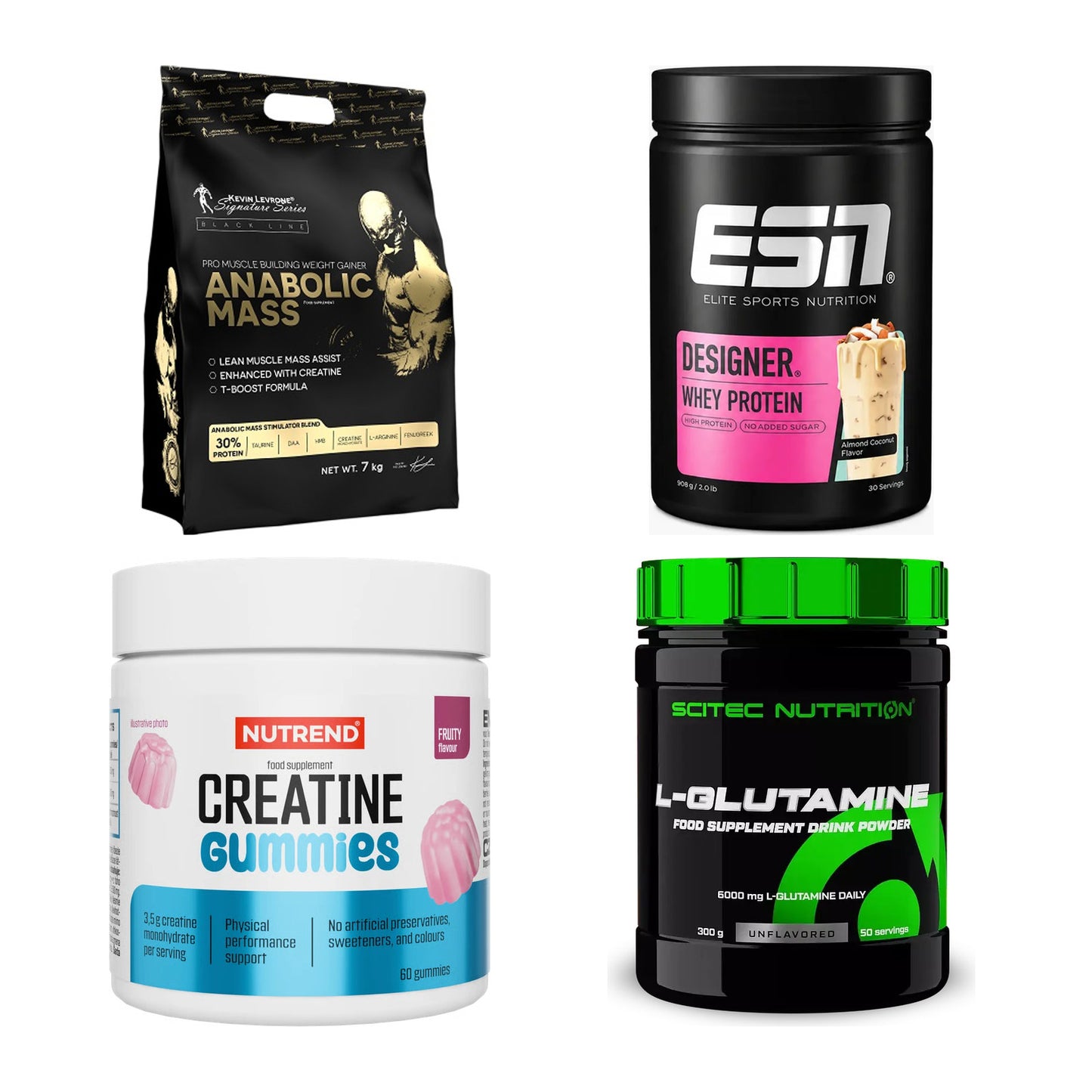 Masseaufbau für Fortgeschrittene: Kevin Levrone Anabolic + 3 weitere – alle enthaltenen Artikel