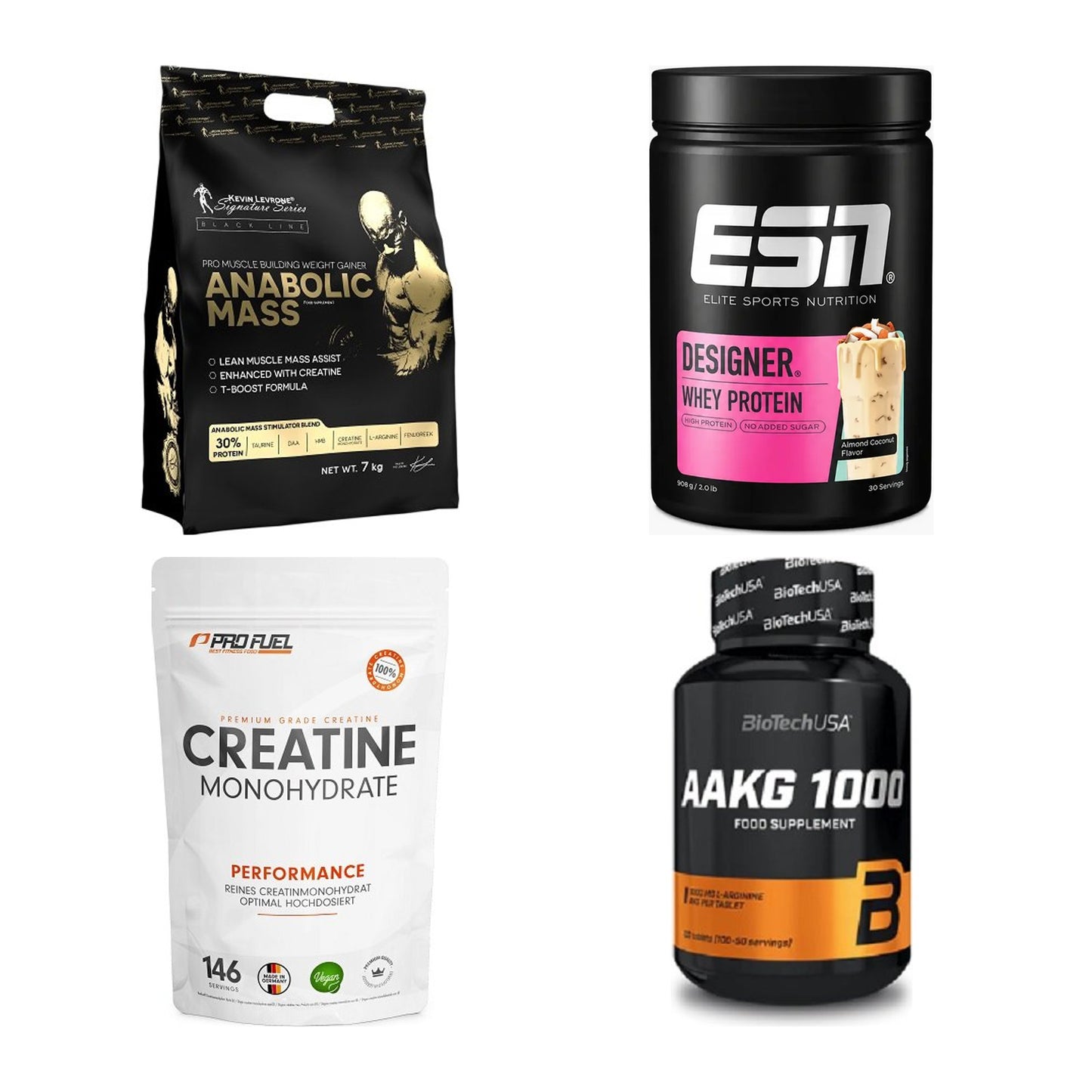 Masseaufbau für Fortgeschrittene: Kevin Levrone Anabolic + 3 weitere – alle enthaltenen Artikel