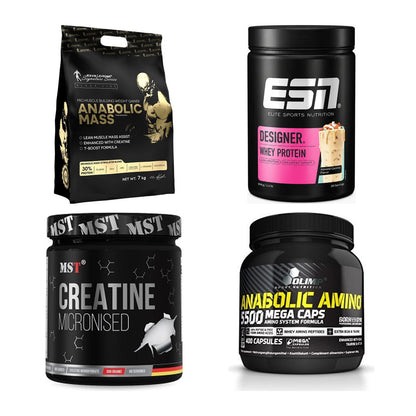 Masseaufbau für Fortgeschrittene: Kevin Levrone Anabolic + 3 weitere – alle enthaltenen Artikel