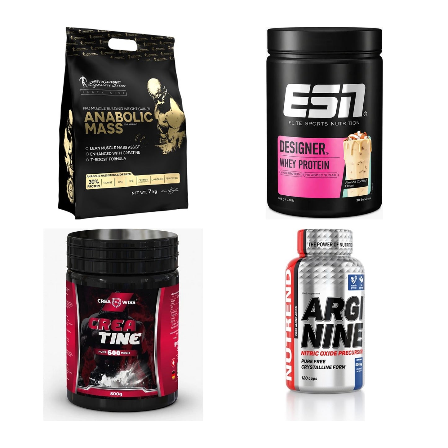 Masseaufbau für Fortgeschrittene: Kevin Levrone Anabolic + 3 weitere – alle enthaltenen Artikel