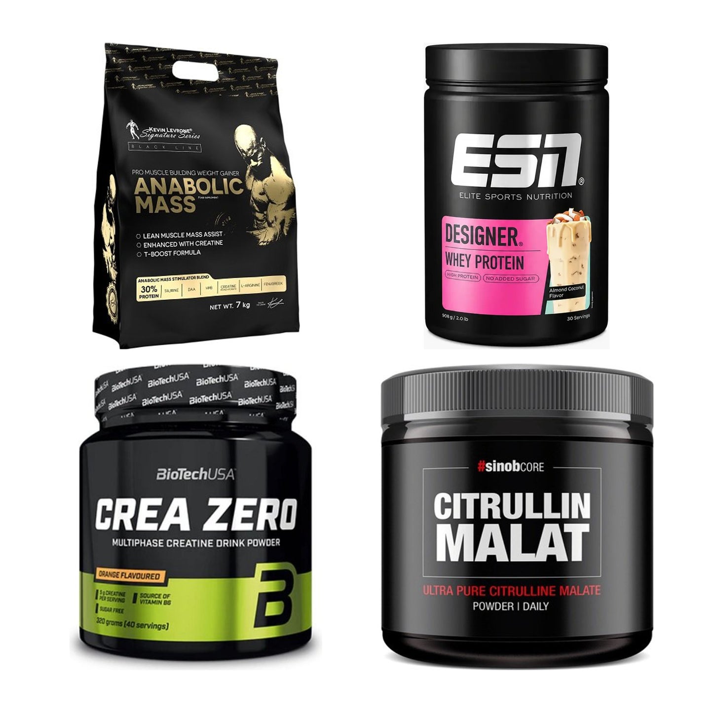 Masseaufbau für Fortgeschrittene: Kevin Levrone Anabolic + 3 weitere – alle enthaltenen Artikel
