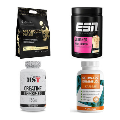 Masseaufbau für Fortgeschrittene: Kevin Levrone Anabolic + 3 weitere – alle enthaltenen Artikel
