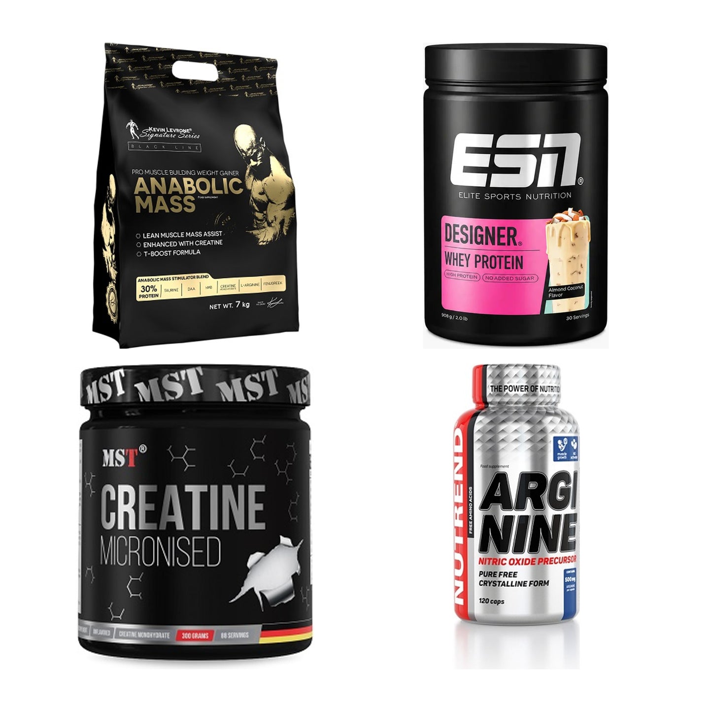 Masseaufbau für Fortgeschrittene: Kevin Levrone Anabolic + 3 weitere – alle enthaltenen Artikel