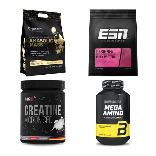 Masseaufbau für Fortgeschrittene: Kevin Levrone Anabolic + 3 weitere – alle enthaltenen Artikel