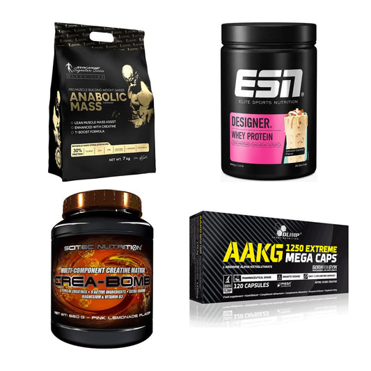 Masseaufbau für Fortgeschrittene: Kevin Levrone Anabolic + 3 weitere – alle enthaltenen Artikel