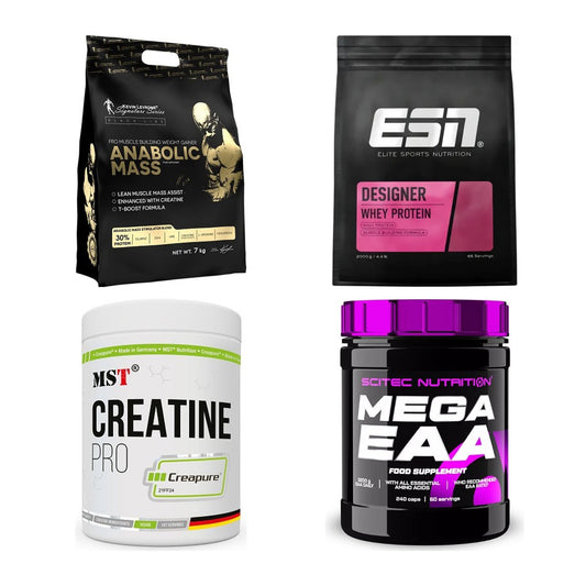 Masseaufbau für Fortgeschrittene: Kevin Levrone Anabolic + 3 weitere – alle enthaltenen Artikel